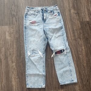 American Eagle Outfitters Light Blue High Rise Jeans